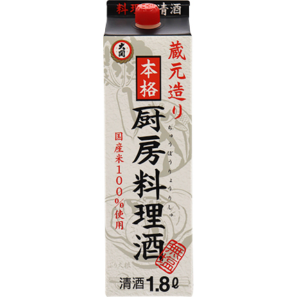 厨房料理酒1．8Lはこ詰め | 大関公式オンラインショップ
